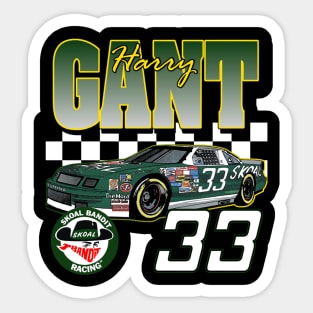 Harry Gant #33 Retro Sticker